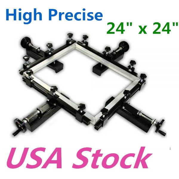24″ x 24″ Manual Silk Screen Stretching Machine High Precise Screen Printing USA