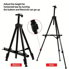 66inch Adjustable Display Easel Folding Portable Floor Standing Tripod for Party