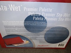 Sta-Wet Masterson Premier Palette With Red Lid- 16″ x 12″