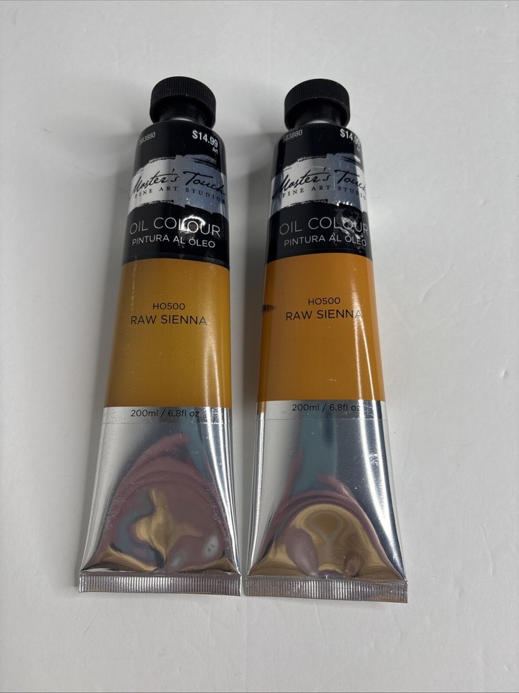 Master’s Touch Oil Paint HO500 Raw Sienna Art Supplies 6.8fl oz New