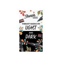 Sharpie Creative Markers, Earth Tones, Glowing Tropics, Office Product