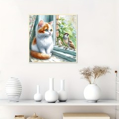 Cat Diamond Art Kits for Adults – Diamond Painting Kits for Adults Beginner,,DIY