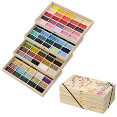 Kuretake Gansai Tambi 100 Color Watercolor Set Limited Edition Japanese Paint