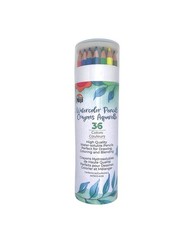 Yasutomo NIJI Watercolor Pencils 36 NWC36 Mixed Materials Travel Lifestyle