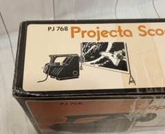 Vintage PROJECTA SCOPE, projects/magnifies any picture, Color or B & W ~ NOB