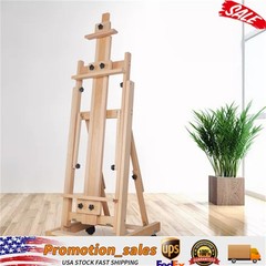 HeavyDuty Studio Artist Easel Large H-Frame Wood Painting Art Easel Standing !