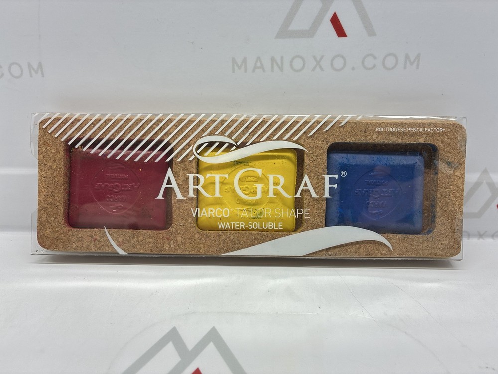 Art Graf Artist Water Soluble Tailors Chalk Set of 3 Rich & Intense (C