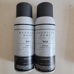 Magnolia Home by Joanna Gaines Kilz Blackboard Spray Paint w Kilz Indoor Outdoor