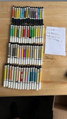 SALE!!! Letraset Pantone Markers. Vintage Antique Set Of 118. Tested
