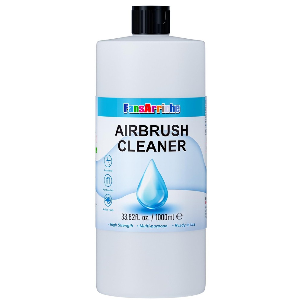 Airbrush Cleaner Solution 33.82 Oz Water Based Acrylic Paint Art Tools