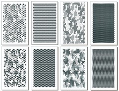 Mylar Camouflage Stencils Duck Rifle Gun Airbrush Spray Paint Mask CAMO 8pk