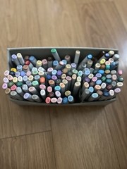 Copic Markers Lot Of 130 Markers + Refills + Multiplier