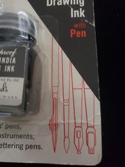 1950s 1960s Sealed Vintage Sanford’s Black India Waterproof Drawing Ink No. 665