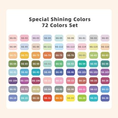 Languo Glitter Gel Pens for Adult Coloring, 72 Colors Special Shining Multi Glit
