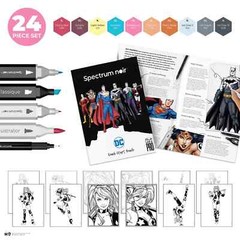 SPECTRUM NOIR – Fan Art Like a Pro Art Kit – SUPERMAN