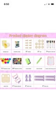 Adjustable Double-Sided Art Easel for Kids with Painting Accessories – Pink