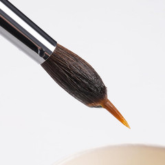 Watercolor Brushes Professional, 6Pcs Extended Needle Point Brushes Synthetic E