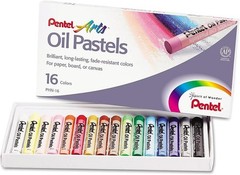 Arts Oil Pastels, 16 Color Set PHN-16