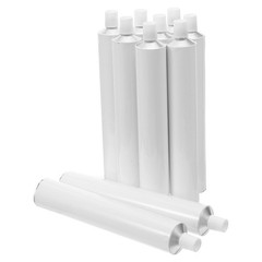 10 Pcs Aluminum Air Pipe Refillable Painting Accessories Empty Art Containers