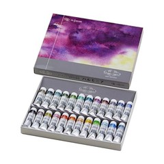 KUSAKABE Harmonia Watercolor Paint Set 24 Colors 10ml Tubes Japanese Art