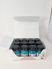(12) 1 Oz Bottles Of Angelus Acrylic Leather Turquoise Paint New
