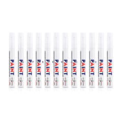White Paint Marker Pen Tire Letters Waterproof Permanent Lettering Rubber Ink
