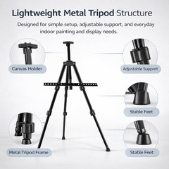 Art Painting Display Artist Easel Stand,Ns Jymb Portable Metal Adjustable Easels