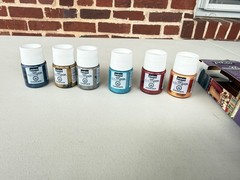 Pebeo Vitrail Prisme Moon Discovery Resin Paint 3 Sets of 6 Total 18 Bottles