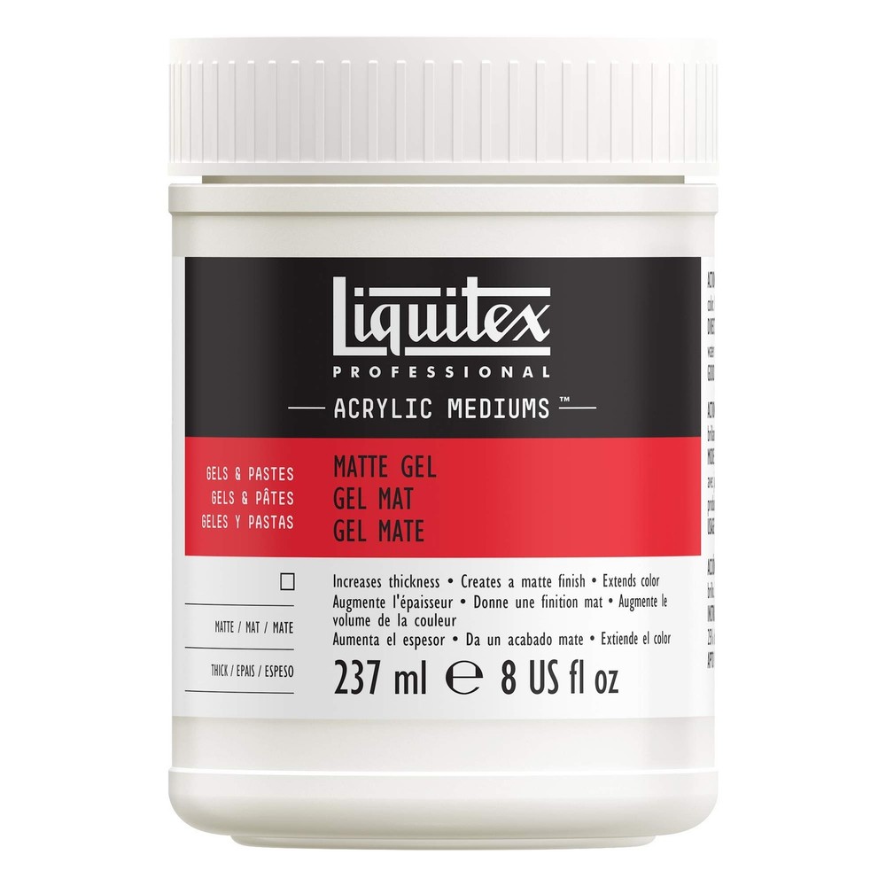 Professional Matte Gel Medium, 237ml (8-oz)
