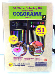2015 Bulb Head 51 Piece Coloring Kit for Use With Colorama Books