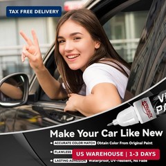Black Touch Up Paint for Cars, Color Accurate Car Touch Up Paint, Professional A