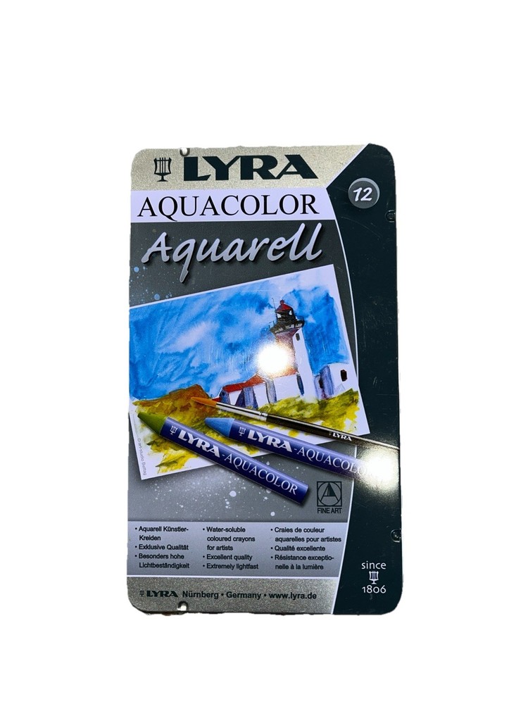 Lyra Rembrandt Aquarell 12pc in Tin- Colored Pencils