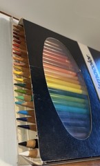Vintage Berol Prismacolor Set Of 24 Thick Lead Colored Pencils