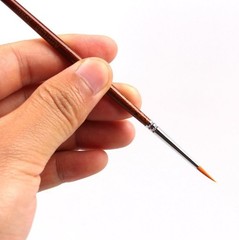Precision Paint Brush Set: 7 Miniatures with Short Handles for Ultimate Control