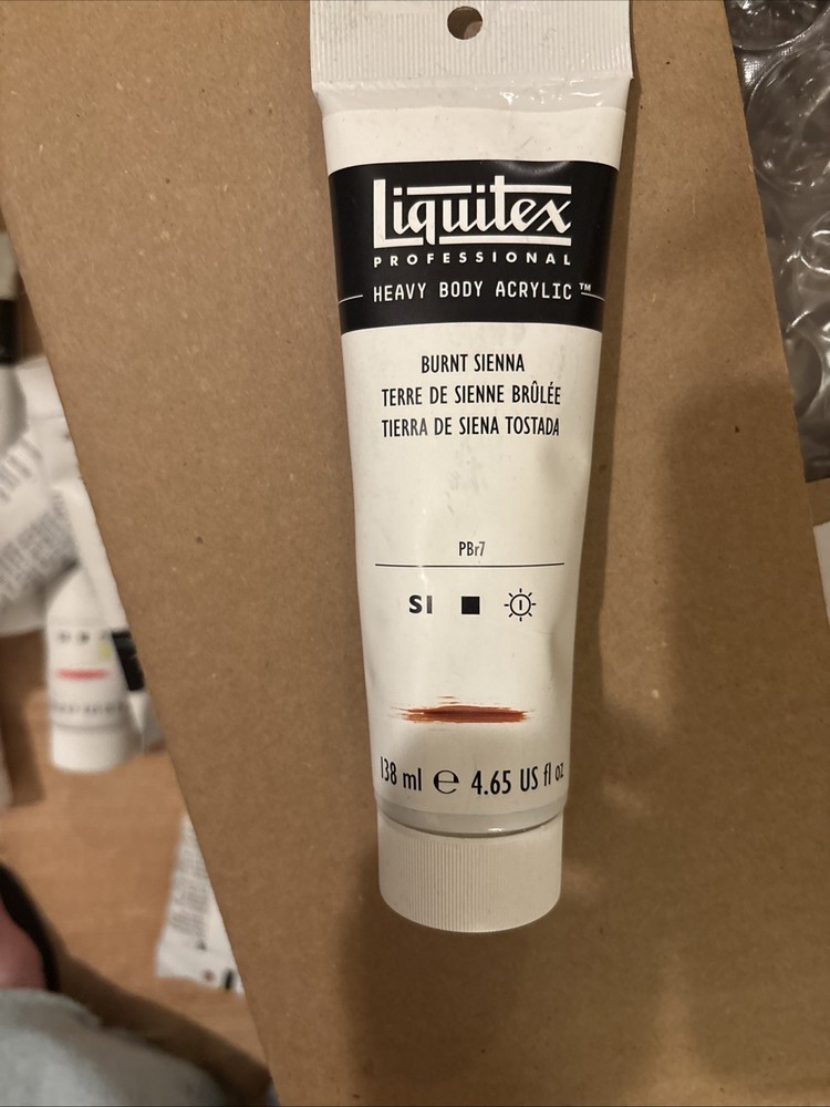 4.65-oz Burnt Sienna Professional Heavy Body Acrylic Paint Tube for Artists