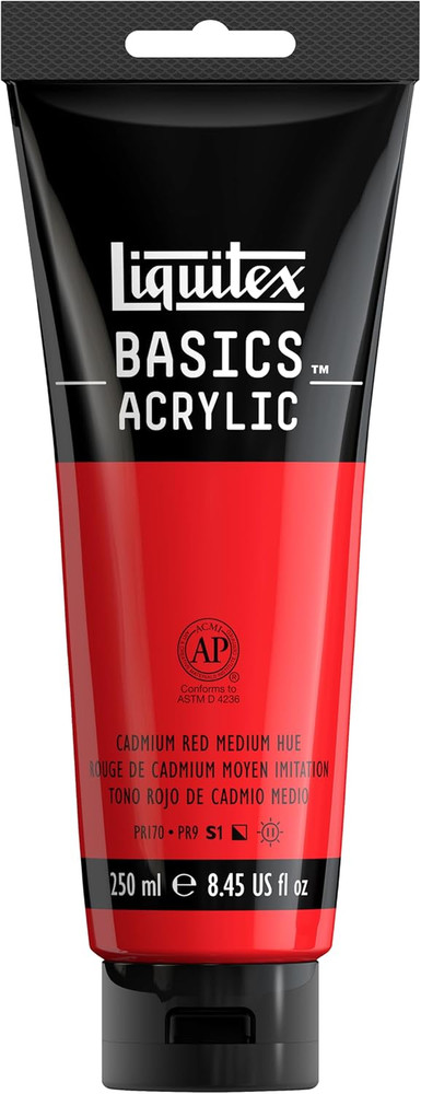 BASICS Acrylic Paint, 118Ml (4-Oz) Tube, Titanium White