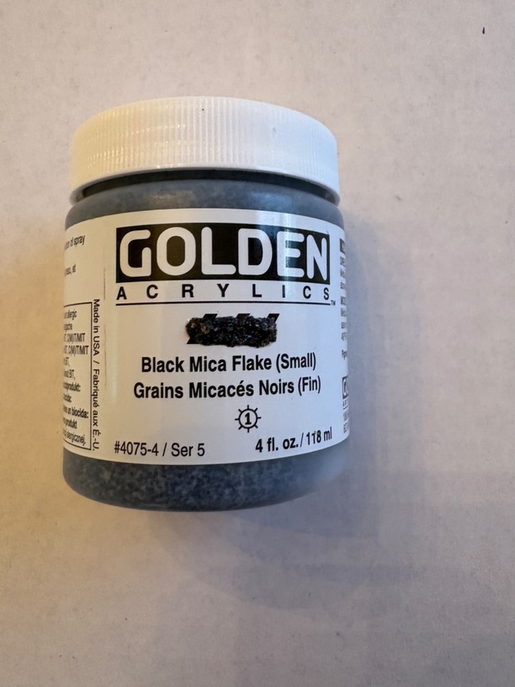 Golden Acrylics – Heavy Body, 4 fl. oz, Mica / Alumina / Iron Oxide varieties.