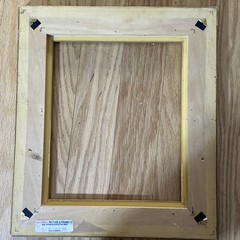 VINTAGE NATIONAL PICTURE FRAME CO GOLD WOOD FRAME FITS 9.75X11.75