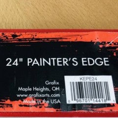 Grafix 24” Painters Portable Straight Edge Tool, Protects from Overspray *NEW