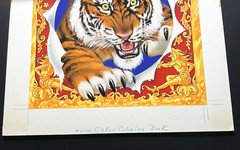 Vintage Original Handpainted Painting Cover Art Children’s Circus Coloring Book