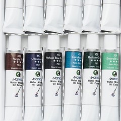 18 PCS Water Soluble Oil Color Paint Set 12ml Tubes Assorted Colors Craft