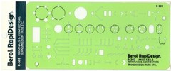 Berol Rapidesign Template – Terminals / Transmission Path – R-303