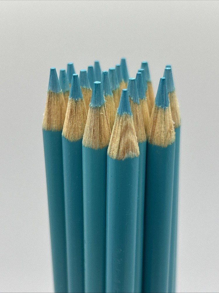 (20) Crayola Colored Pencils (turquoise) BULK