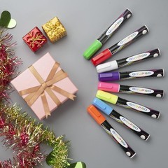 ONUPGO Liquid Chalk Markers, 8 Colors Pack of 8, 8 Bright Neon Multicolor