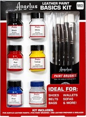 Angelus Acrylic Leather Paint Basics Kit