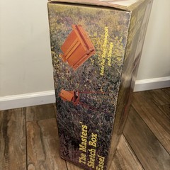 Studio The Masters Sketch Box Easel NIB Model 13215 NOS Artist On The Go Or Home