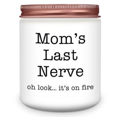 Homsolver Gifts for Mom 9 oz (204g), 2.75 x x 3.5 inches, pink+white