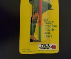 Vintage Fabric Paint Brush For Tulip by marx fan New Artist Craft