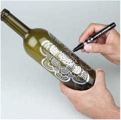Liquid Chrome Marker Set Pack of 3 High Gloss Permanent Marking Pens