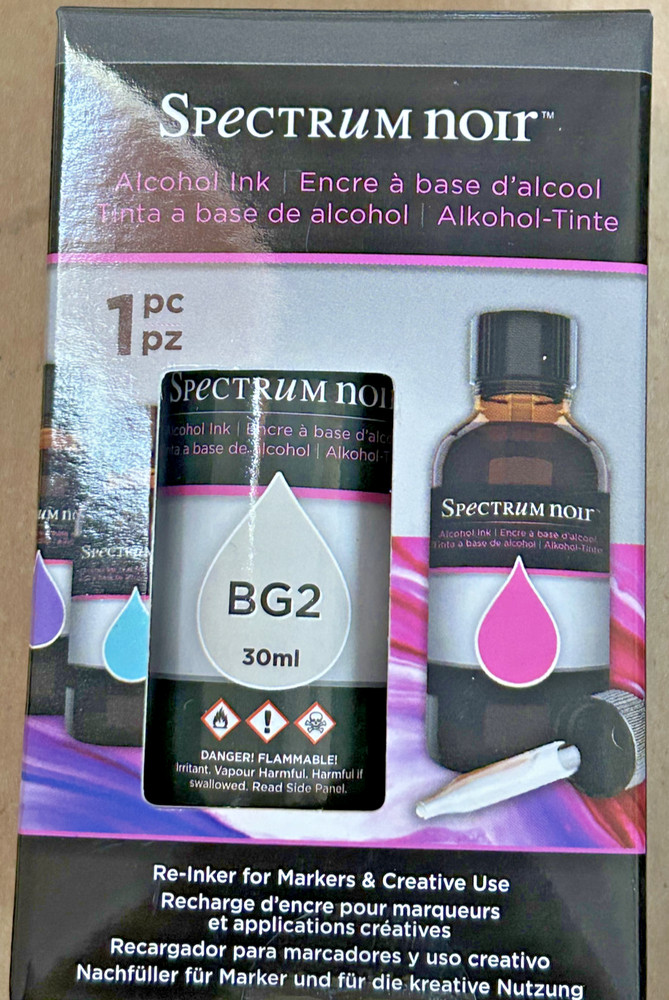 Spectrum Noir 6 bottles of Refills 30ml Bottle with dropper.